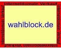 wahlblock.de, diese  Domain ( Internet ) steht zum Verkauf!